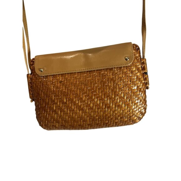 Aldo D’ Oro Vintage Wicker & Leather Shoulder Bag By JR - Picture 3 of 11